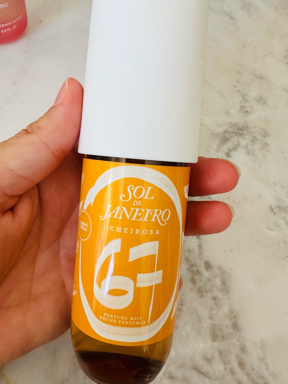 Sol de Janeiro Cheirosa 67 Perfume Mist — Orange and White Bottle